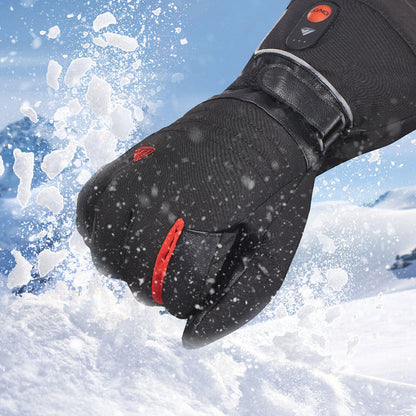 Sabotheat Electric Heated Gloves with Rechargeable Battery for men women, 4 Heating Levels